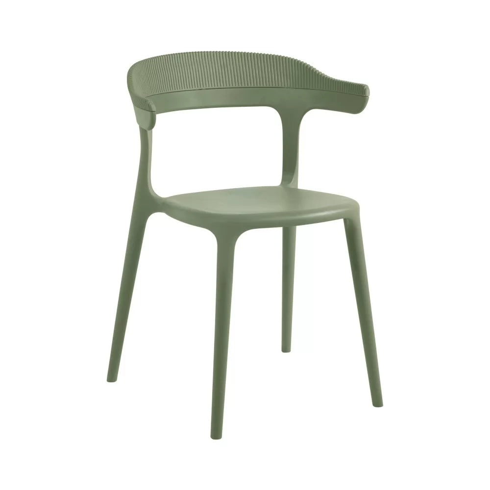 Fauteuil en résine LUNA STRIPE  - Stamp