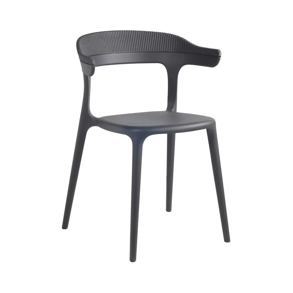 Fauteuil en résine LUNA STRIPE  - Stamp