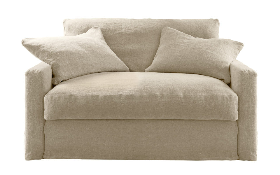 Fauteuil XL Bidart 130 cm convertible 14 cm - Home Spirit