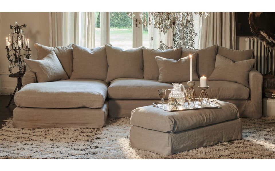 Pouf XL Biarritz 105 x 60 cm - Home Spirit