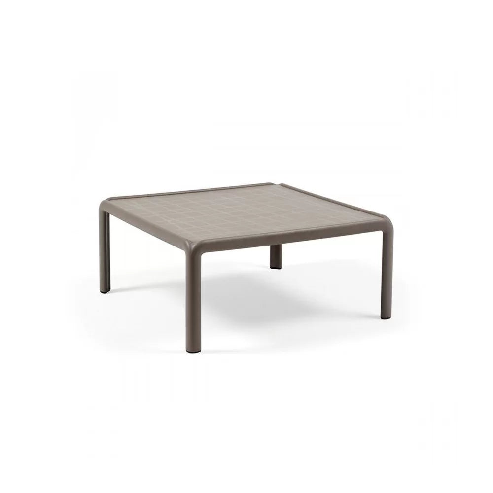 Table basse en résine KOMODO avec plateau de verre - Stamp
