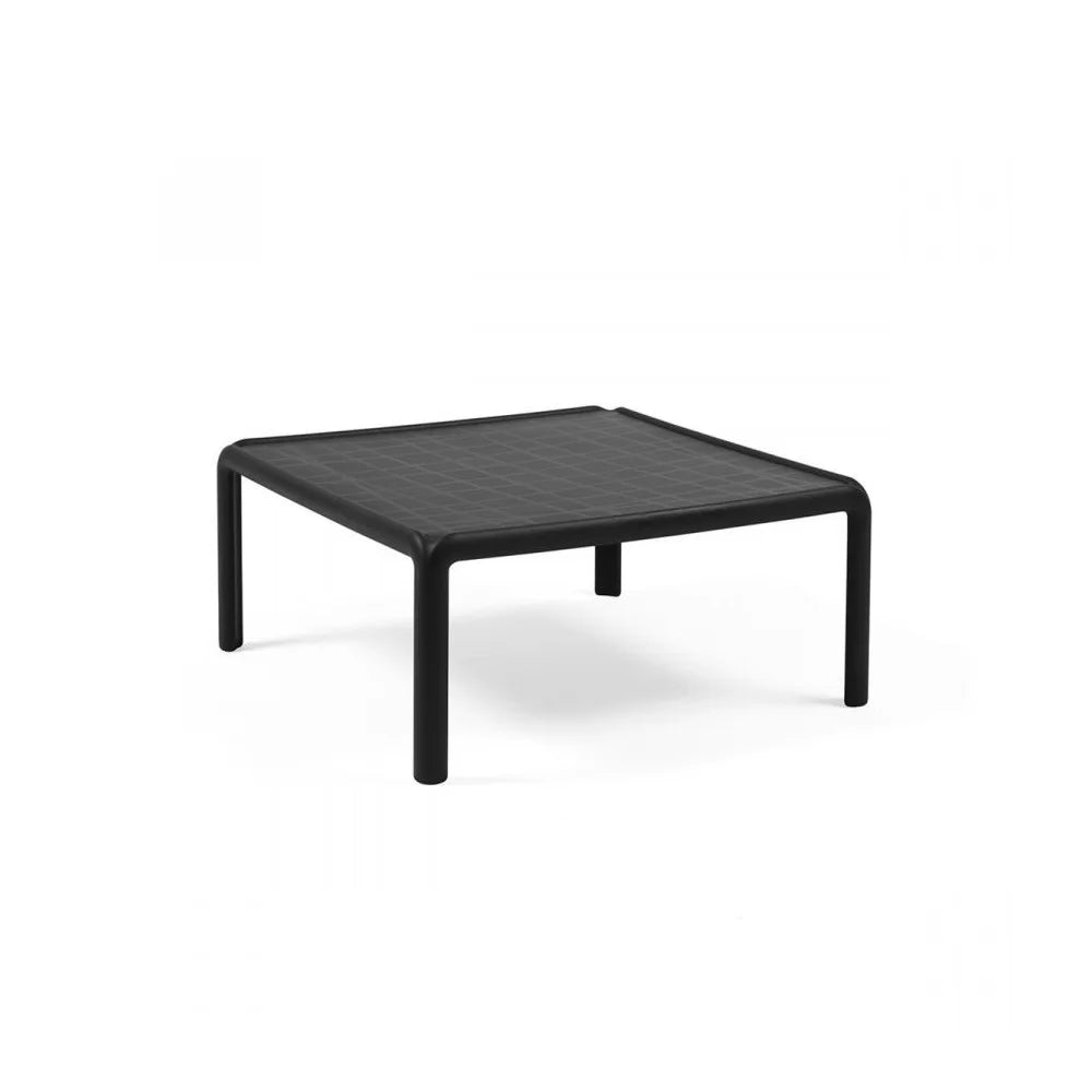 Table basse en résine KOMODO avec plateau de verre - Stamp