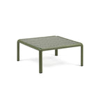 Table basse en résine KOMODO avec plateau de verre - Stamp