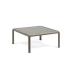 Table basse en résine KOMODO avec plateau de verre - Stamp