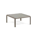 Table basse en résine KOMODO avec plateau de verre - Stamp