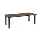 Table extensible en résine LEVANTE avec pieds aluminium - Stamp