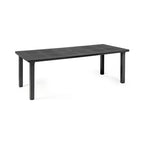 Table extensible en résine LEVANTE avec pieds aluminium - Stamp