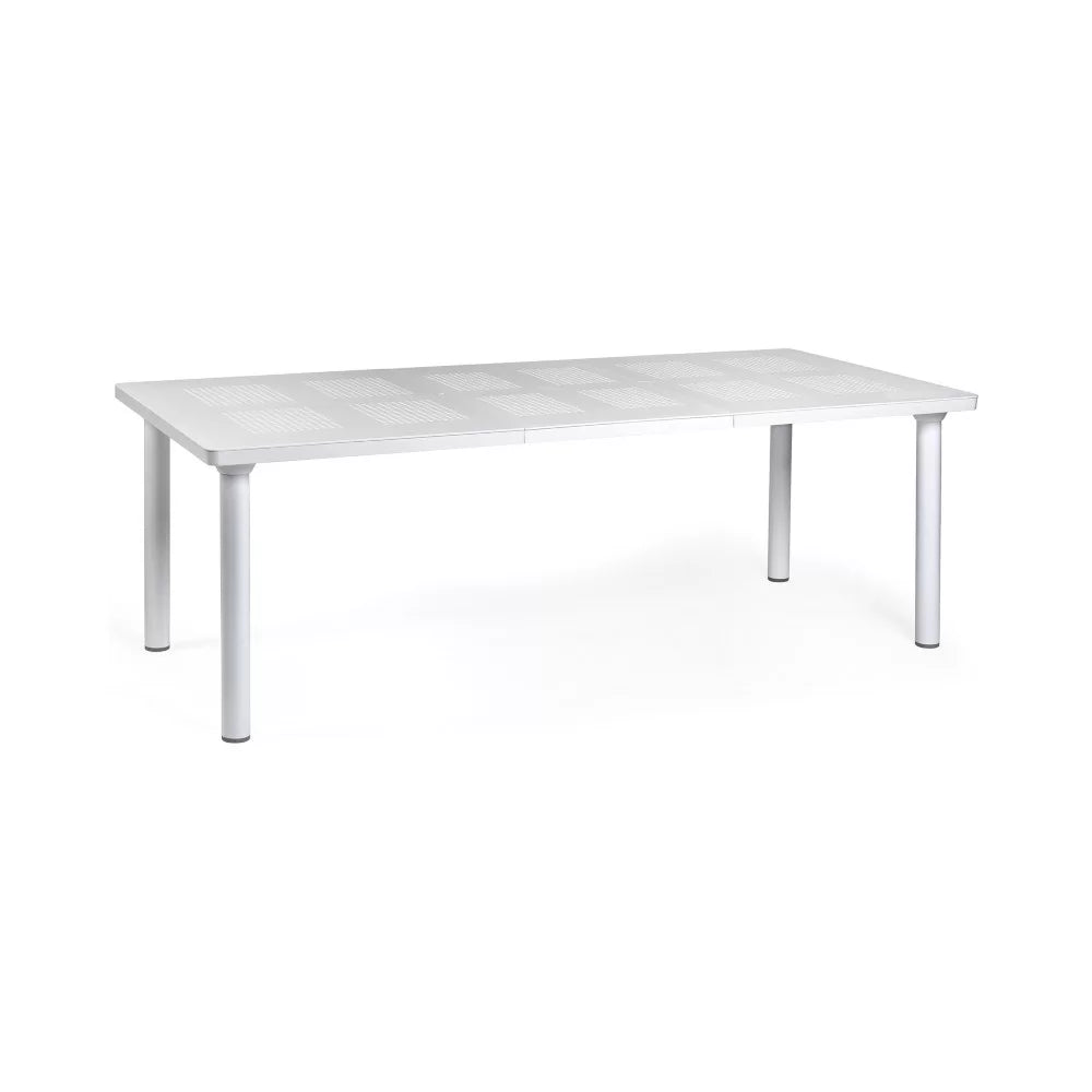 Table extensible en résine LIBECCIO avec pieds aluminium - Nardi