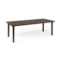 Table extensible en résine LIBECCIO avec pieds aluminium - Nardi