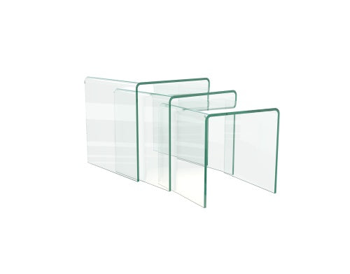 Tables basses verre courbé LENA – vue 7