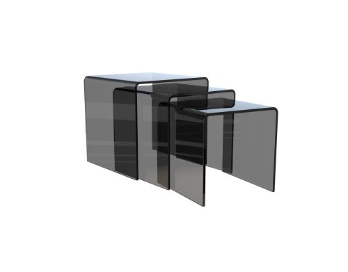 Tables basses verre courbé LENA – vue 6