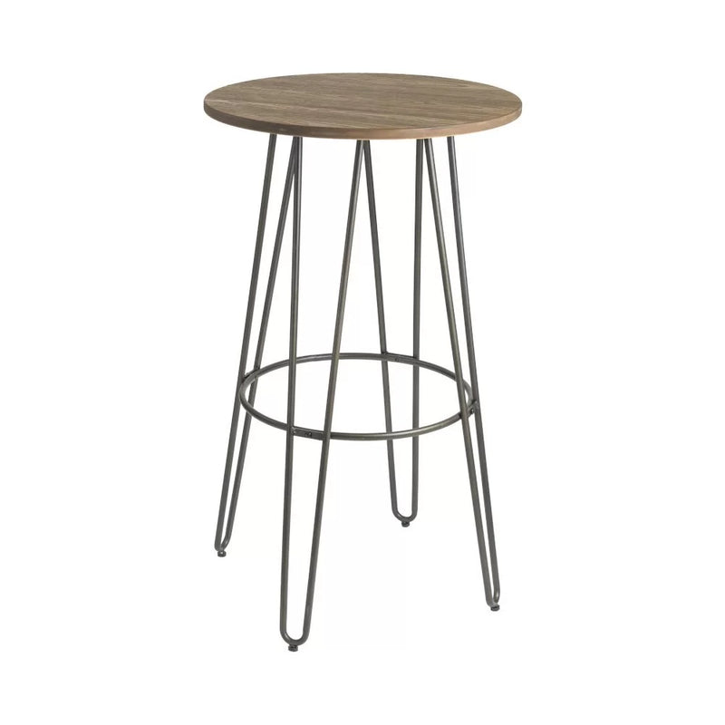 Table mange-debout en métal et bois BOUCHON - Stamp