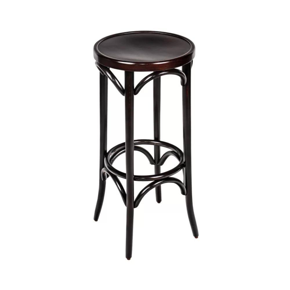 Tabouret en bois hêtre massif MORZINE II assise bois  - Stamp