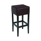 Tabouret en bois hêtre massif wengé VIVALDI   - Stamp