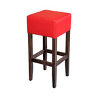 Tabouret en bois hêtre massif wengé VIVALDI   - Stamp