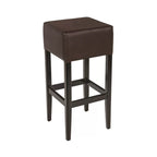 Tabouret en bois hêtre massif wengé VIVALDI   - Stamp
