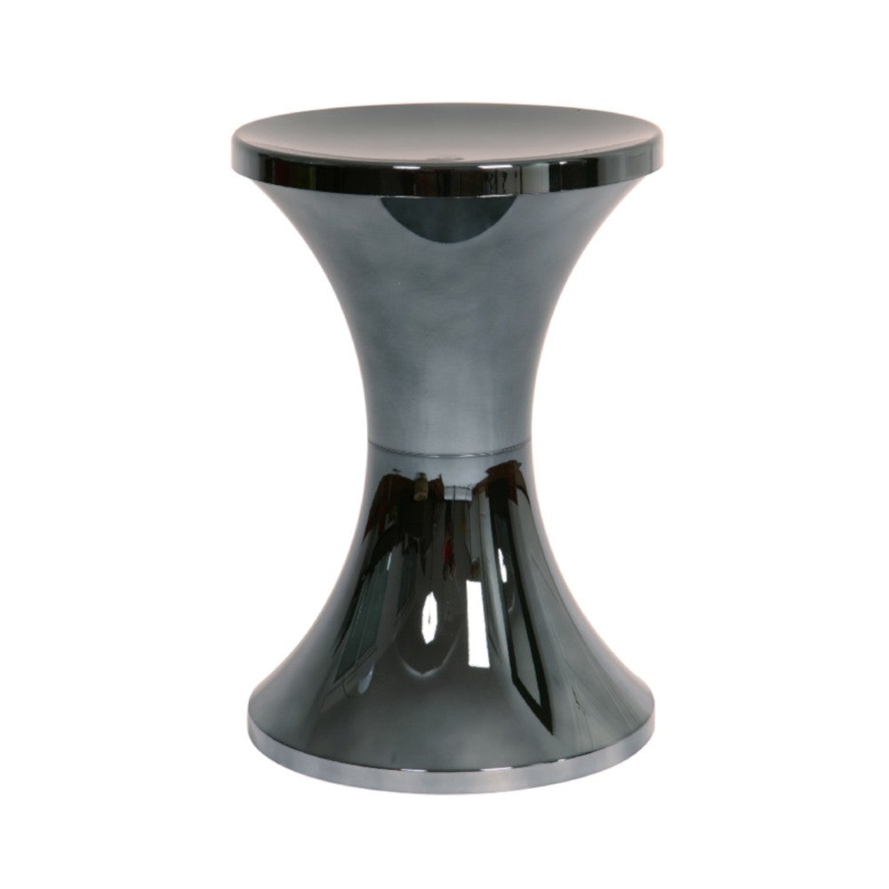 TamTam Chrome - tabouret en résine chromé - Stamp