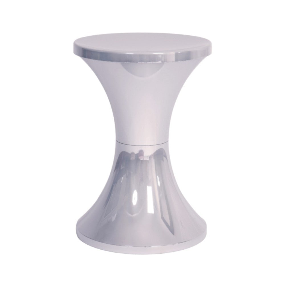 TamTam Chrome - tabouret en résine chromé - Stamp